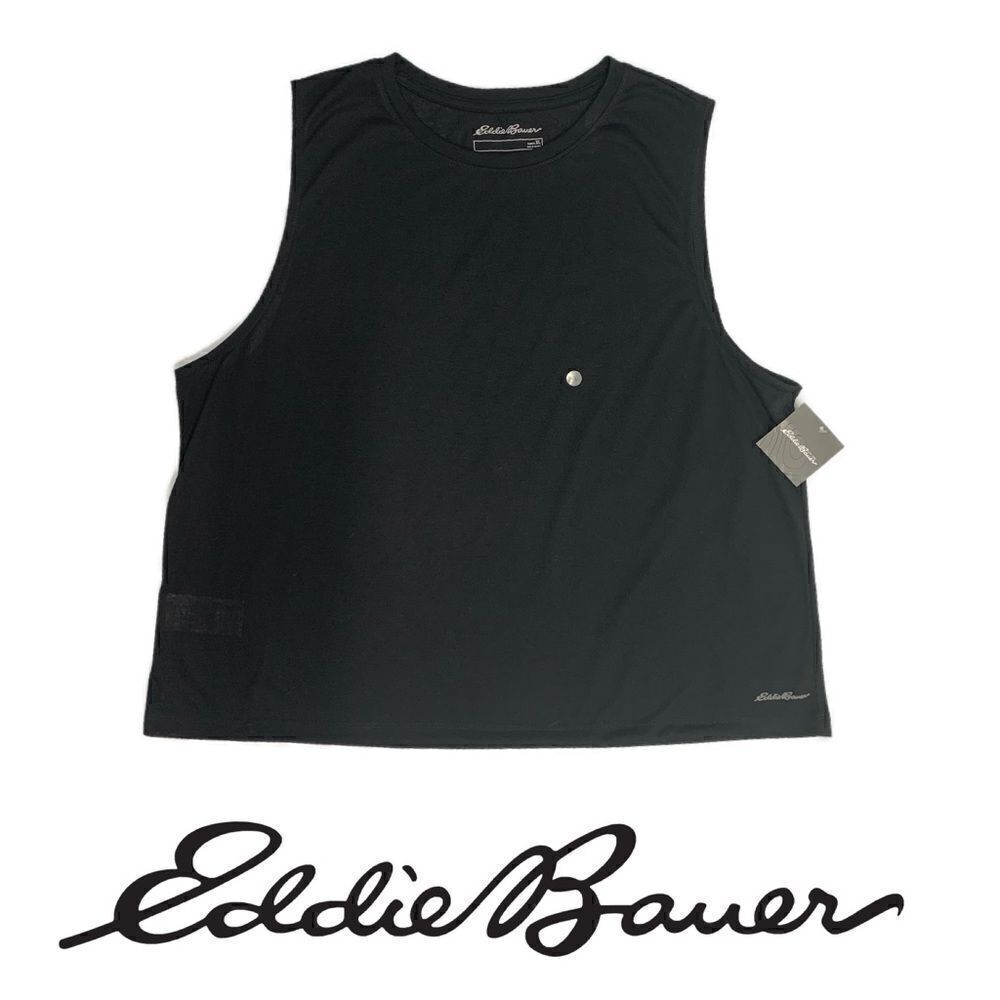 NWT Eddie Bauer freedry black xL muscle tee